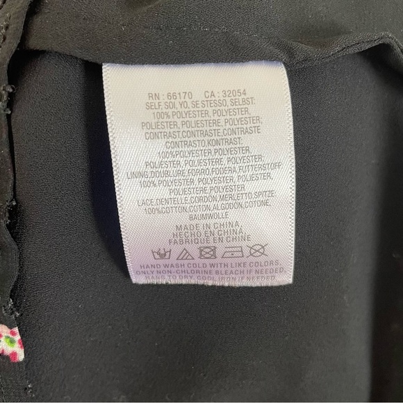 Maeve Anthropologie | Floral Swiss Dot Romantic Blouse - Picture 7 of 15